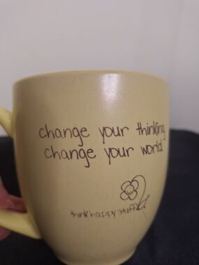 'Change Your Thinking Change The World' Ceramic Mug
